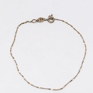 Bracelet Vintage 925 Sterling Silver Italy Chain